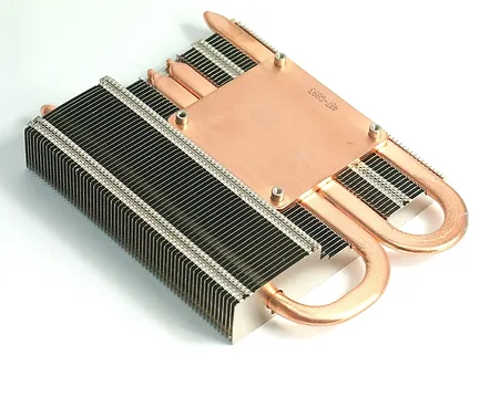 Progressive stamping fin heat sink